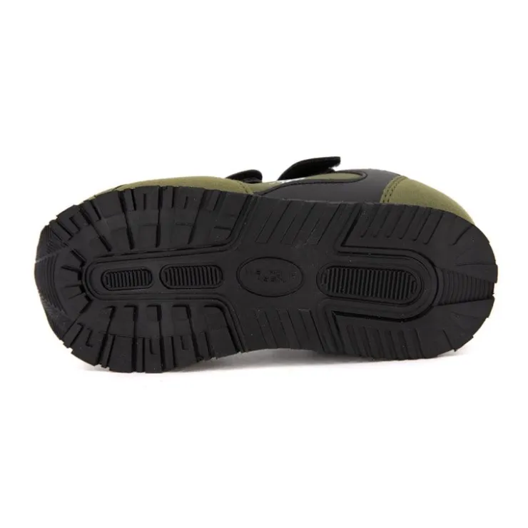 US POLO Baskets avec scratch imprimé logo Enfant KAKI Outlet