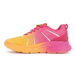 DOCKERS BY GERLI Baskets basses de sport en tissu logo argenté Femme ORANGE Hot