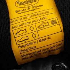 DOCKERS BY GERLI Baskets basses en toile semelle à motif écailles t40/46 Homme NOIR