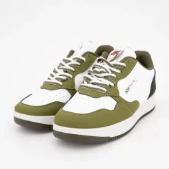 LEE COOPER Baskets basses semelle épaisse lacets avec vagues Enfant KAKI New