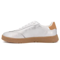 TOM TAILOR Baskets basses silver à lacets semelle gomme Femme ARGENT Online