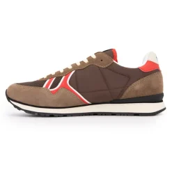 PEPE JEANS Baskets basses suédine mud bro à lacets Homme MARRON FONCE Clearance