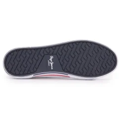 PEPE JEANS Baskets basses toile brady à lacets Homme BLANC Hot