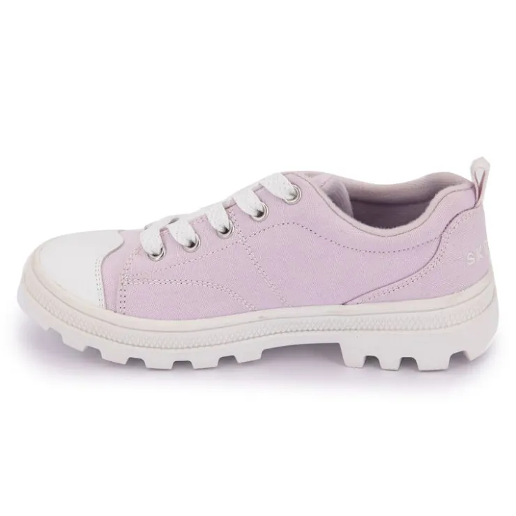 SKECHERS Baskets basses toile Roadies Lavender True Roots Enfant VIOLET CLAIR Clearance
