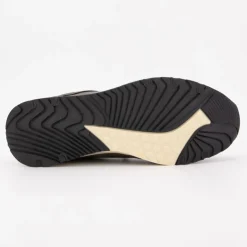 DOCKERS BY GERLI Baskets basses zippées à lacets semelle blanche Homme KAKI Clearance