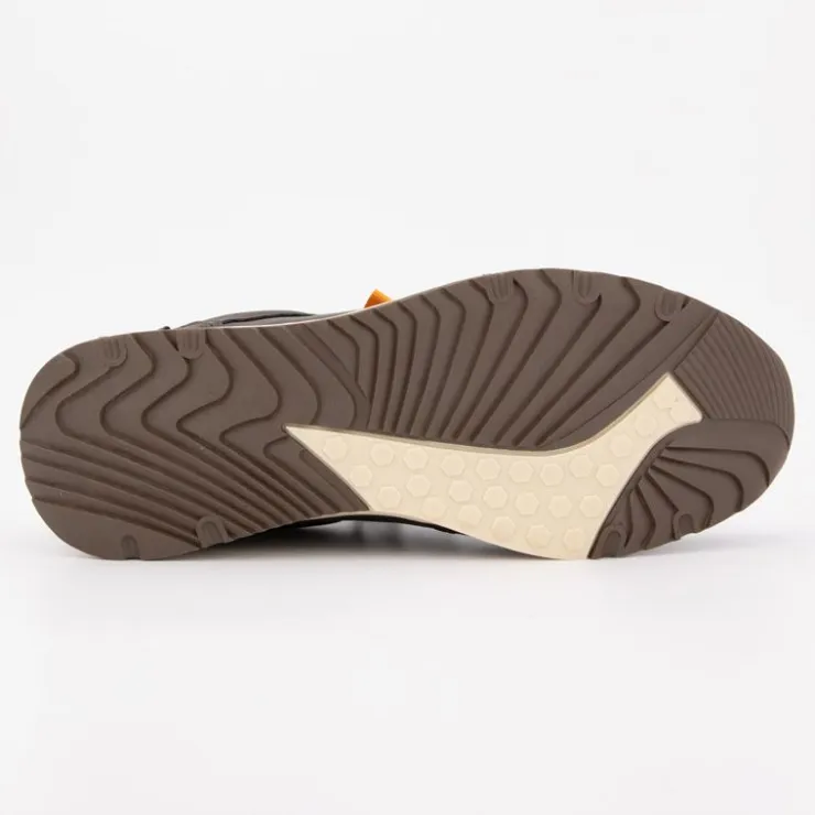 DOCKERS BY GERLI Baskets basses zippées à lacets semelle blanche Homme MARRON Sale