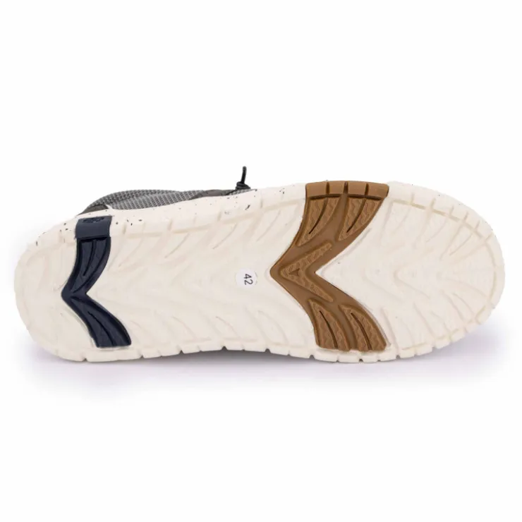 DOCKERS BY GERLI Baskets bateau en toile Homme GRIS Clearance