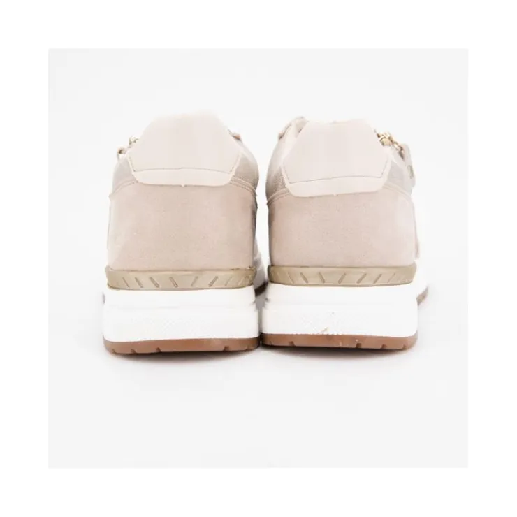 ROMIKA Baskets s à lacets effet tissé avec zip Femme BEIGE Discount