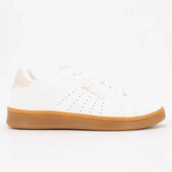 ELLESSE Baskets hes de couleur pêche à lacets semelle gomme Femme BLANC Outlet