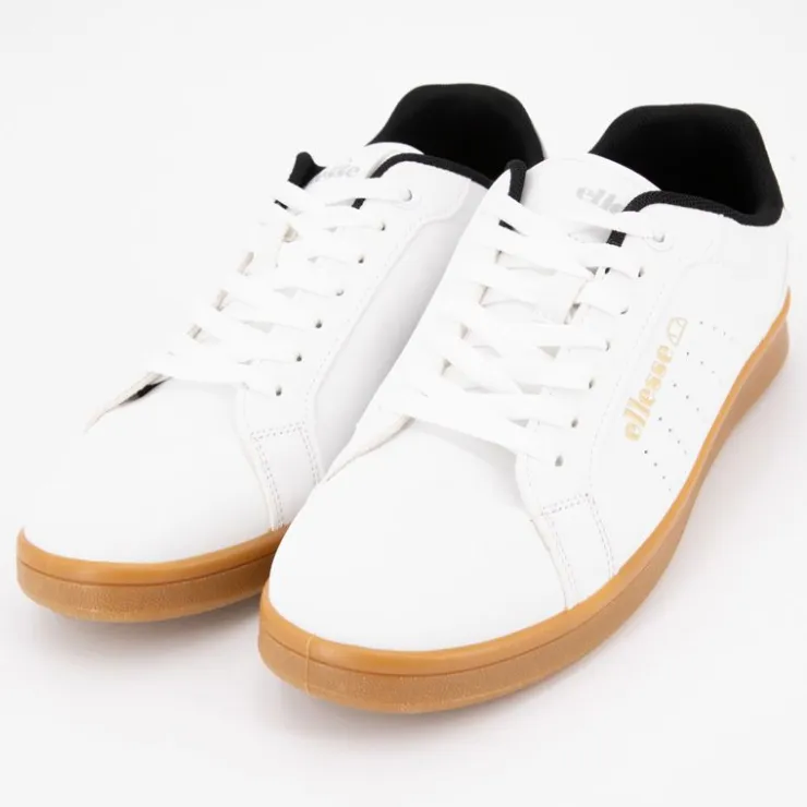 ELLESSE Baskets blanches semelle gomme intérieur noir Homme GRIS Best