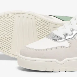 ONLY Baskets blanches Swift argenté brillant Femme VERT Outlet
