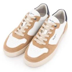 PEPE JEANS Baskets camden nature suédine Homme MARRON CLAIR Sale