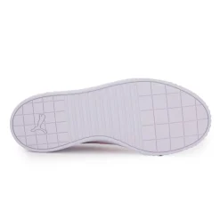 PUMA Baskets Carina Lift junior bandes roses Femme, Enfant BLANC Outlet