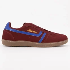 ELLESSE Baskets colorées basses semelle foncée avec lacets Homme BORDEAUX Online