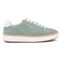 TOM TAILOR Baskets couleur menthe avec corde Femme VERT CLAIR