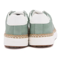 TOM TAILOR Baskets couleur menthe avec corde Femme VERT CLAIR