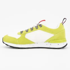 ROSSIGNOL Baskets cuir à lacets héritage semelle à motif Femme VERT Hot