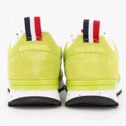 ROSSIGNOL Baskets cuir à lacets héritage semelle à motif Femme VERT Hot