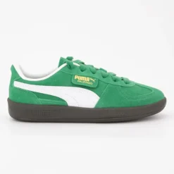 PUMA Baskets cuir daim à lacets palermo junior Enfant VERT Best