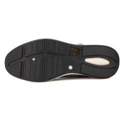 BURTON OF LONDON Baskets de ville à lacets semelle blanche Homme GRIS Clearance