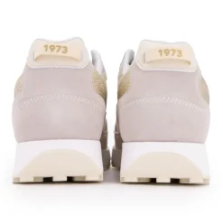 PEPE JEANS Baskets dean gold mauve semelle crantée Femme BLANC Outlet