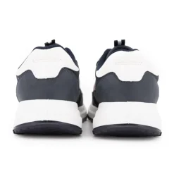 TOM TAILOR Baskets en tissu à lacets avec bandes colorées Homme BLEU FONCE Online