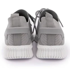 KELARA Baskets en toile à lacets Femme GRIS CLAIR Sale