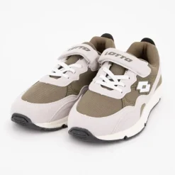 LOTTO Baskets en toile avec scratch à empiècements Enfant KAKI Best