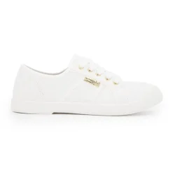 LES TROPEZIENNES PAR M.BELARBI Baskets en toile basses mode cloruni Femme BLANC Online