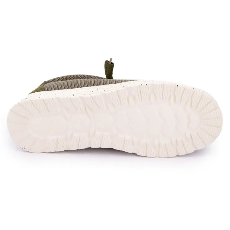 NEW ONE Baskets en toile Homme KAKI Hot