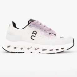 AMERICAN COLLEGE Baskets en toile imprimé avec lacets Femme BLANC ECRU