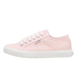 ONLY Baskets en toile nicola à lacets blancs Femme ROSE Sale