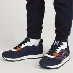 PEPE JEANS Baskets foster cross b suédine à lacets Enfant BLEU FONCE