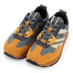 PEPE JEANS Baskets foster cross b suédine à lacets Enfant VERT