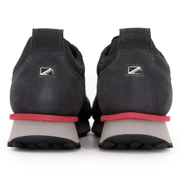 PEPE JEANS Baskets foster cuir évolution avec rayures Homme NOIR Hot