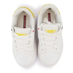 US POLO Baskets helis 003k Enfant JAUNE Outlet