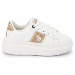 US POLO Baskets helis 004k Enfant OR Discount