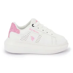 US POLO Baskets helis 003k Enfant ROSE Hot