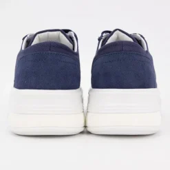 US POLO Baskets mediaval toile blue asuka Femme BLEU FONCE Discount