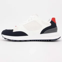 ELLESSE Baskets monochrome dégradé à lacets semelle épaisse Homme BLANC Clearance