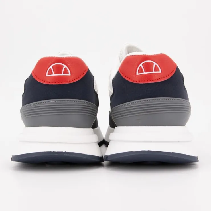 ELLESSE Baskets monochrome dégradé à lacets semelle épaisse Homme BLANC Clearance