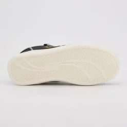 AMERICAN COLLEGE Baskets montantes avec lacets new york cheval brodé coloré Enfant NOIR Outlet