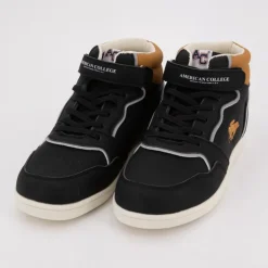 AMERICAN COLLEGE Baskets montantes avec lacets new york cheval brodé coloré Enfant NOIR Outlet