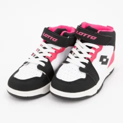 LOTTO Baskets montantes avec scratch et lacets Enfant ROSE Online