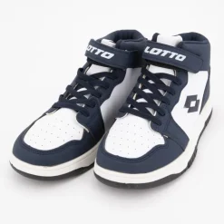 LOTTO Baskets montantes avec scratch et lacets Enfant BLEU FONCE Outlet