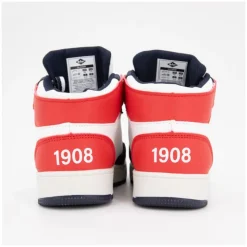 LEE COOPER Baskets montantes bi color à lacets Enfant BLEU FONCE Hot