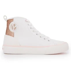PEPE JEANS Baskets montantes ottis young g à sequins gold rose Enfant BLANC Online