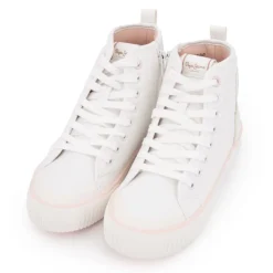 PEPE JEANS Baskets montantes ottis young g à sequins gold rose Enfant BLANC Online