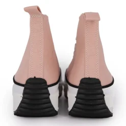 MANOUKIAN Baskets montantes Run Star Hike Plateform toile bayane Femme ROSE CLAIR Discount