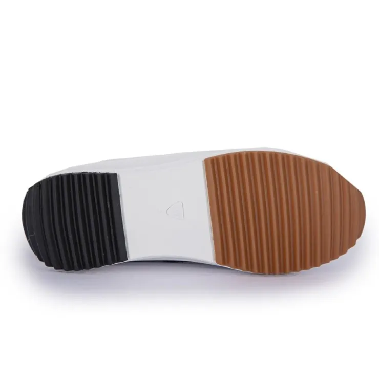 MANOUKIAN Baskets montantes Run Star Hike Plateform toile bayane Femme BLEU FONCE Online